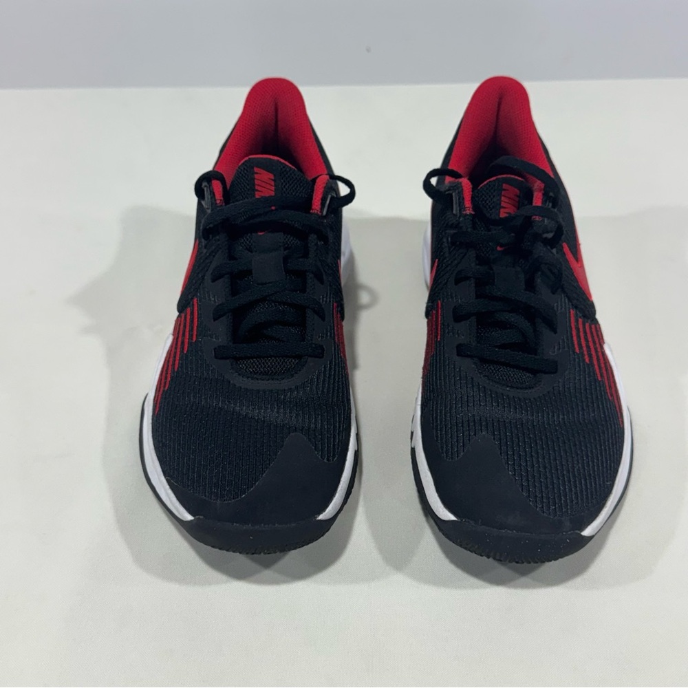Nike Precision V Bred Black/Red Athletic Basketball Shoes Size Mens 9.5
